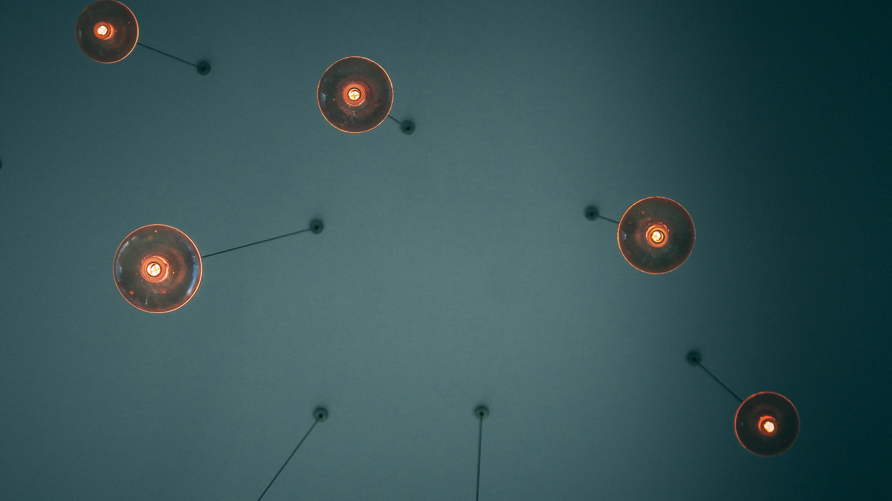 Обои вода, синий, круг, сфера, пространство в разрешении 1280x720