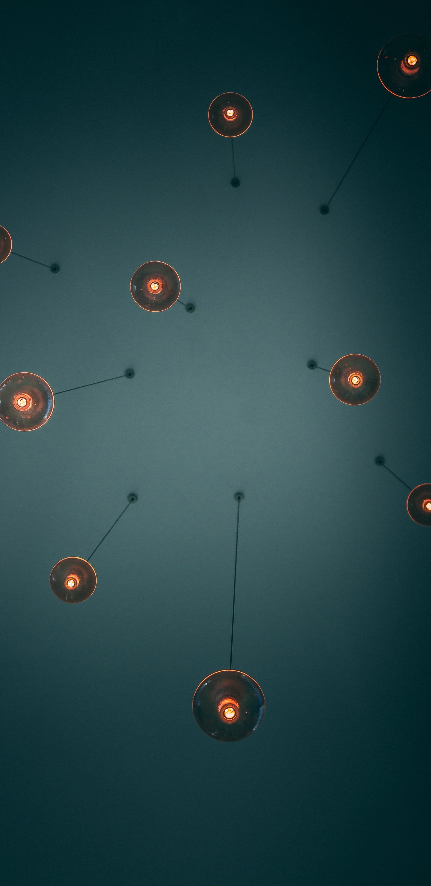 Обои вода, синий, круг, сфера, пространство в разрешении 1440x2960