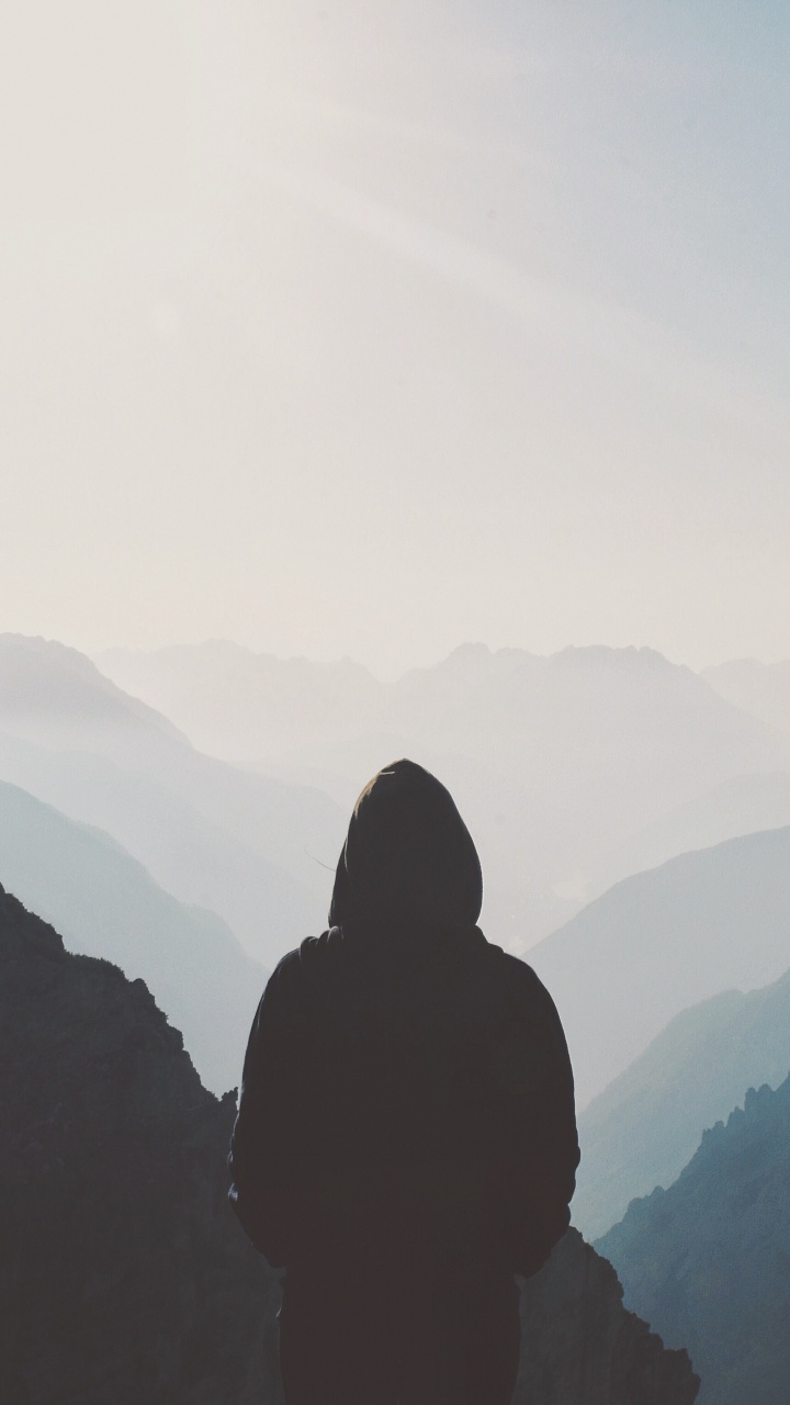 Обои горный рельеф, гора, горная станция, облако, холм в разрешении 720x1280