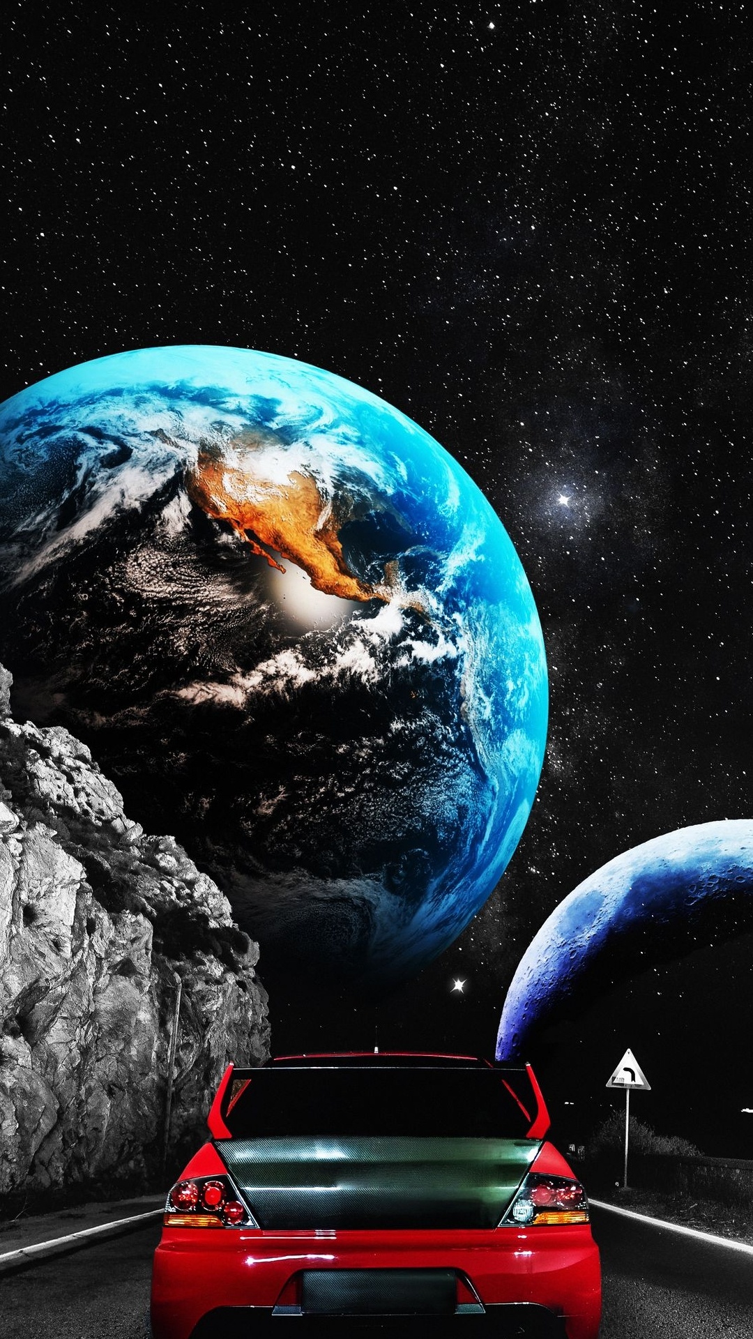 Обои легковые автомобили, атмосфера, мир, свет, природа в разрешении 1080x1920