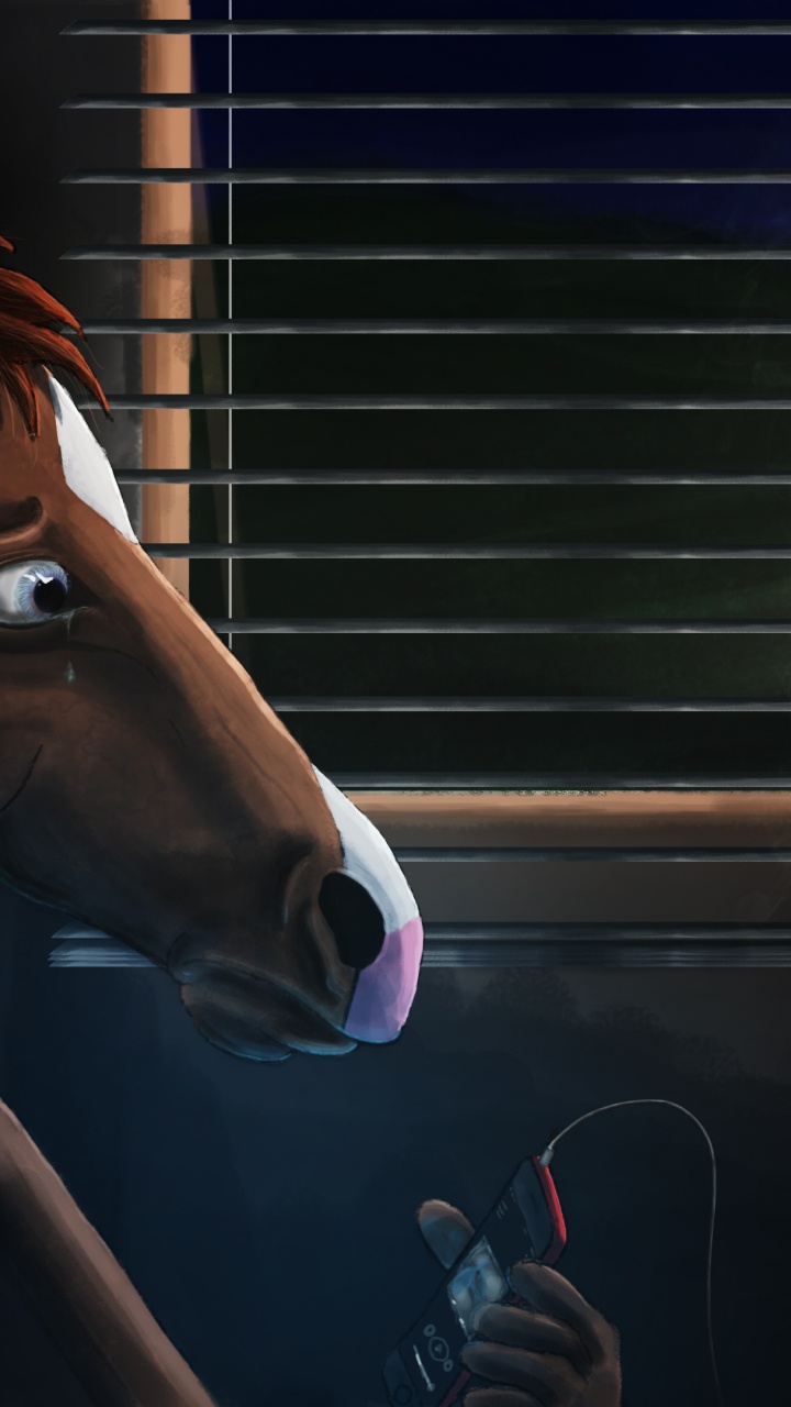 Обои морда, шея, телевидение, мультсериал, телевизионное шоу в разрешении 720x1280