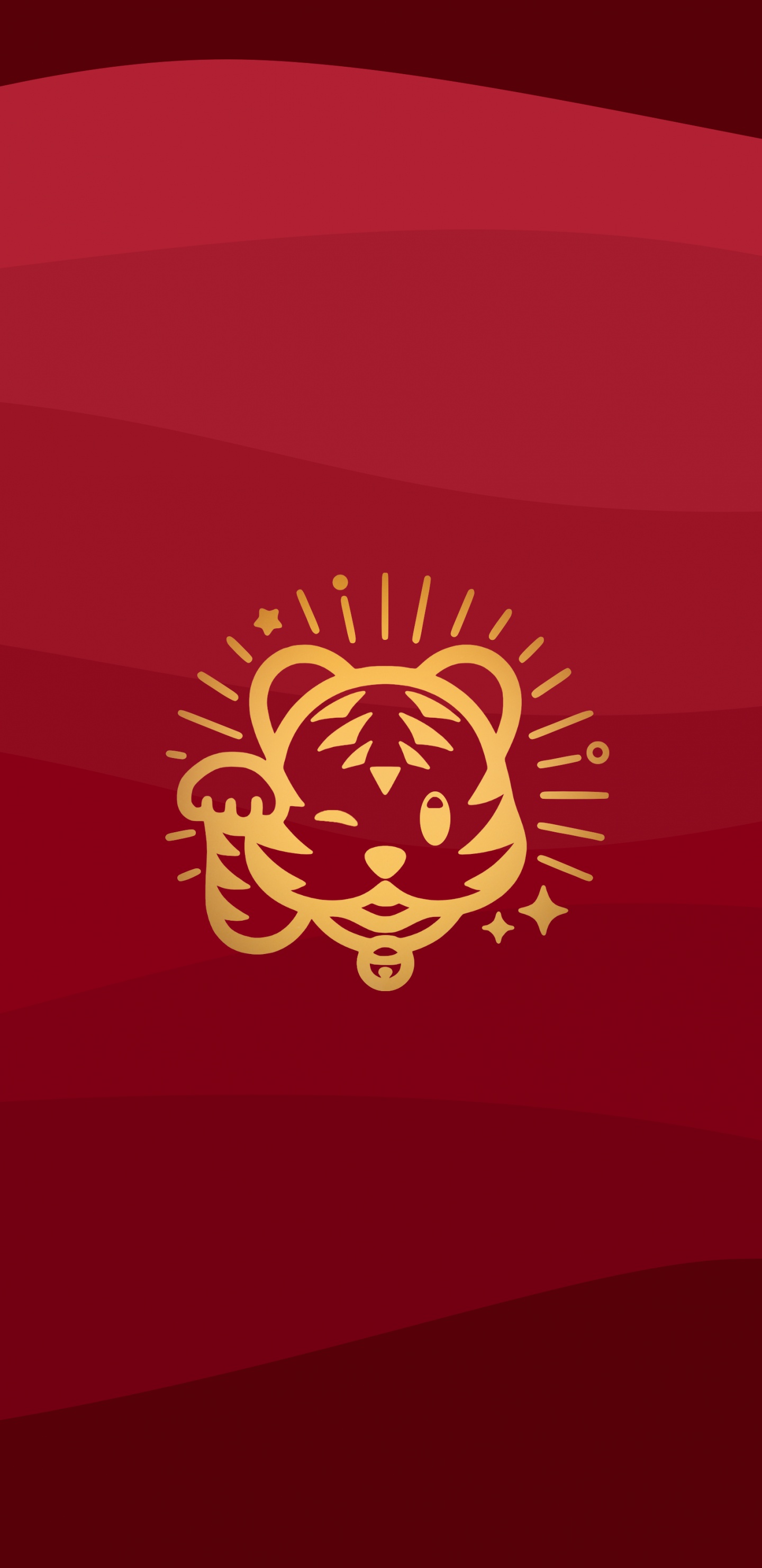 Обои яблоко, тигр, графика, Оранжевый цвет, Янтарь в разрешении 1440x2960