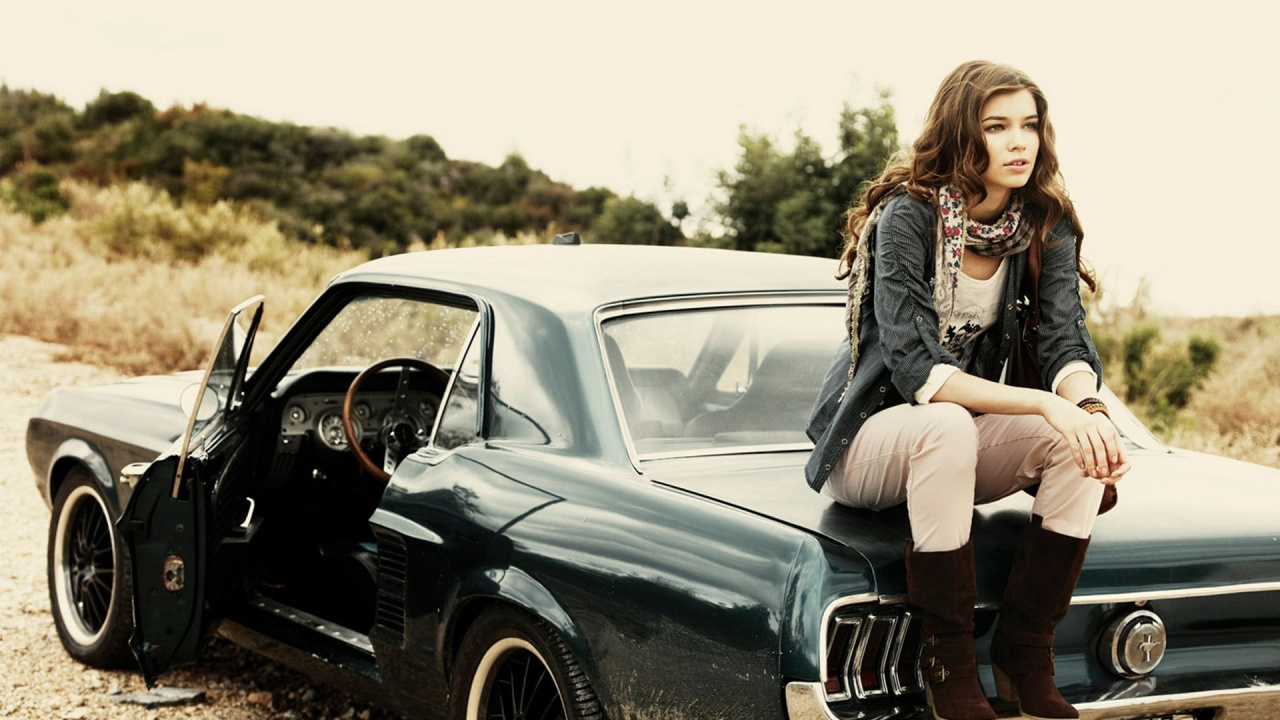 Обои авто, ford, мускул кар, Форд Мустанг, классический автомобиль в разрешении 1280x720