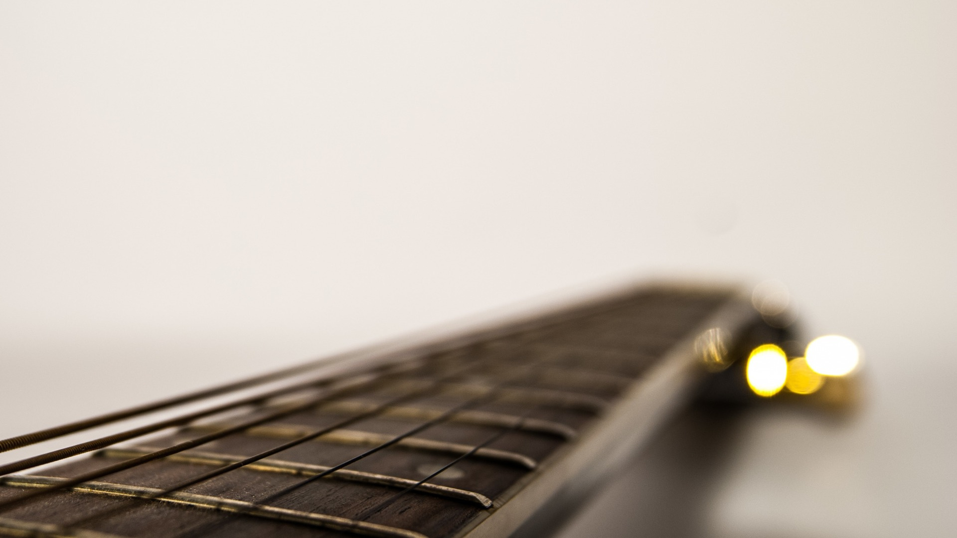 Обои крупный план, гитара, дизайн, гриф в разрешении 1920x1080