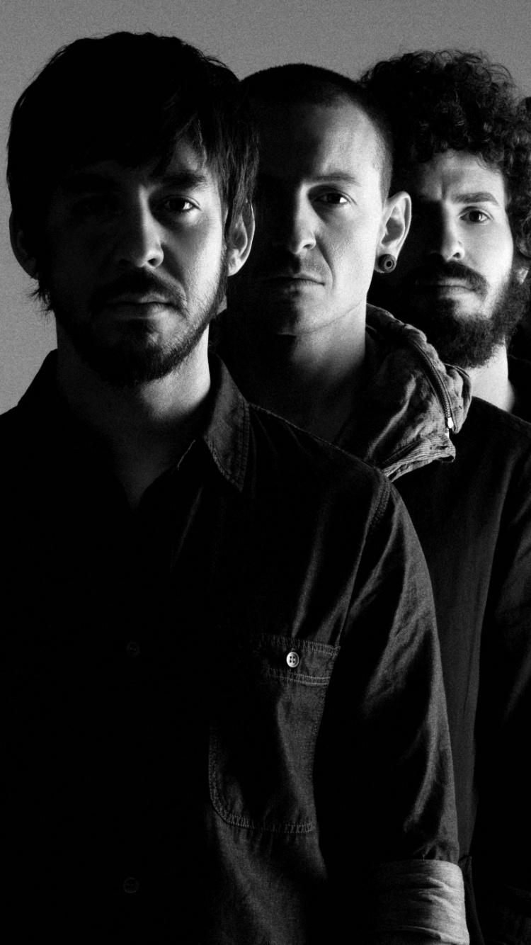 Обои Честер Беннингтон, Линкин Парк, социальная группа, монохромный, человек в разрешении 750x1334