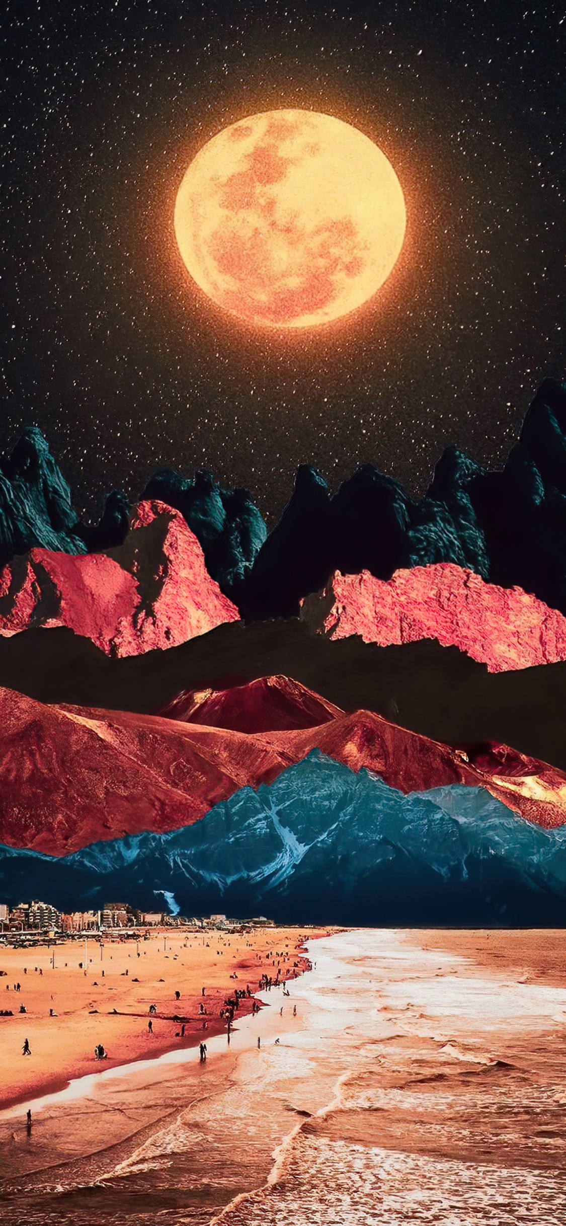 Обои смартфон, умные часы, атмосфера, мир, свет в разрешении 1125x2436