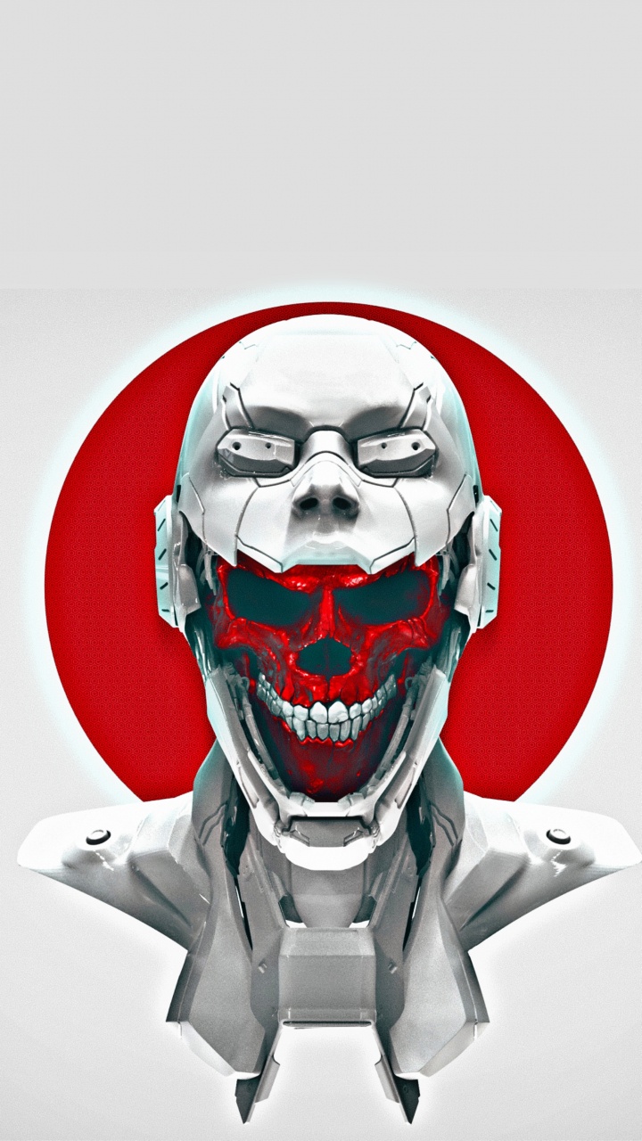 Обои иллюстрация, улыбка, пасть, рукав, жест в разрешении 720x1280