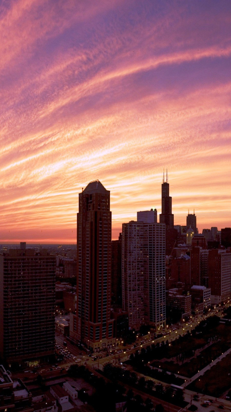 Обои городской пейзаж, город, городской район, метрополия, небоскреб в разрешении 750x1334