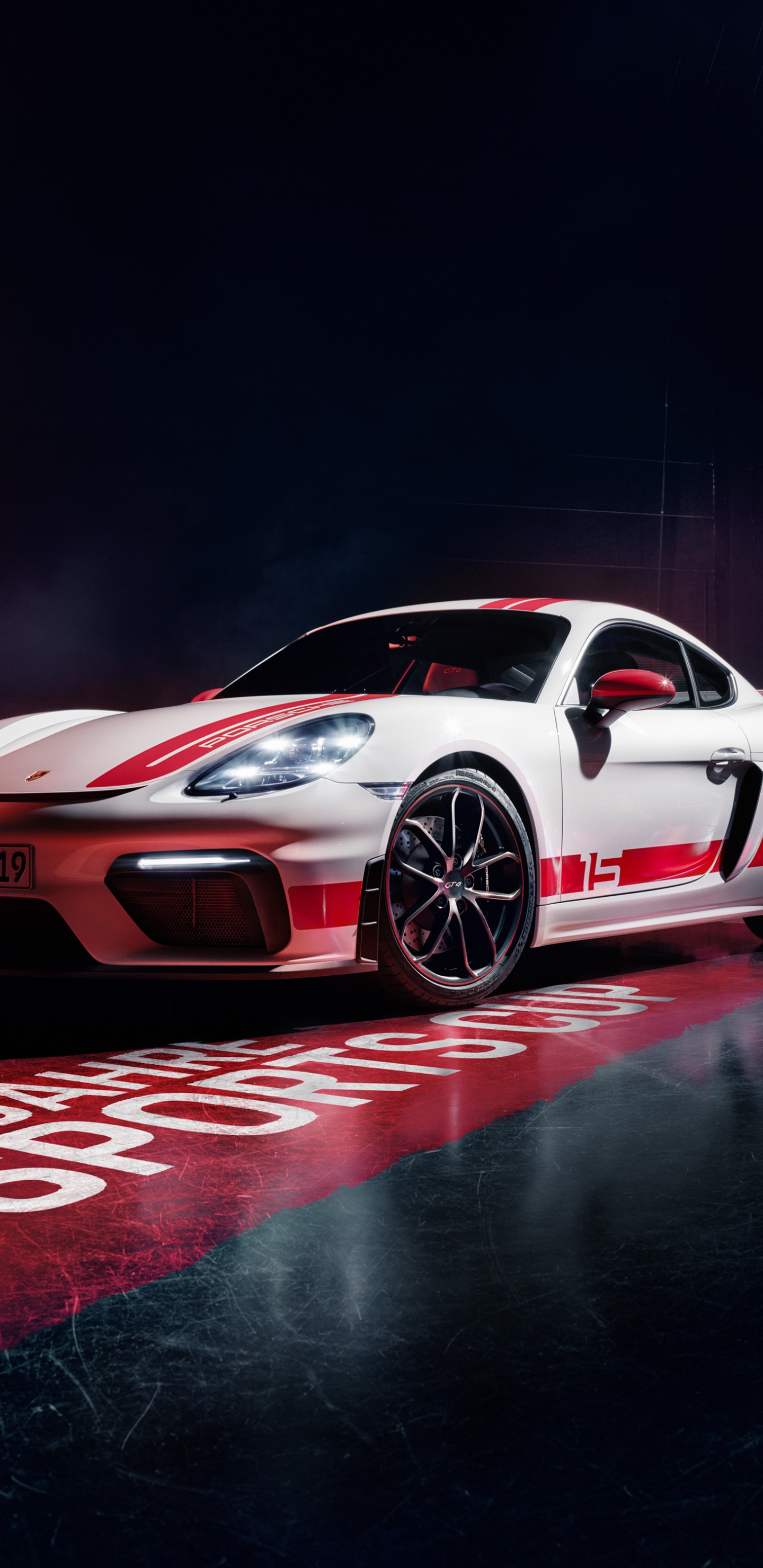 Обои колесо, Порше, автоспорт, красный цвет, спортивный гоночный автомобиль в разрешении 1440x2960