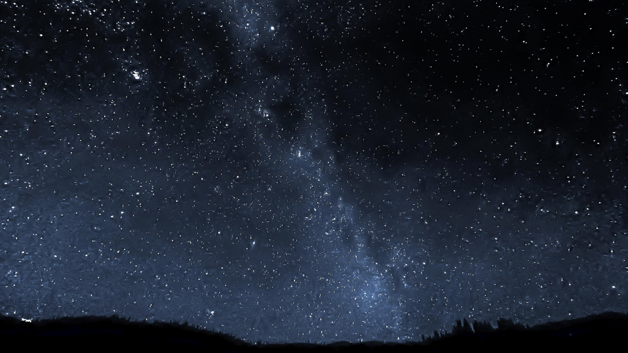 Обои ночное небо, атмосфера, ночь, астрономический объект, звезда в разрешении 1280x720