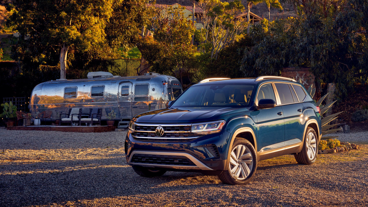 Обои vw atlas 2021, Фольксваген, Фольксваген жук, легковые автомобили, концерн Volkswagen в разрешении 1280x720