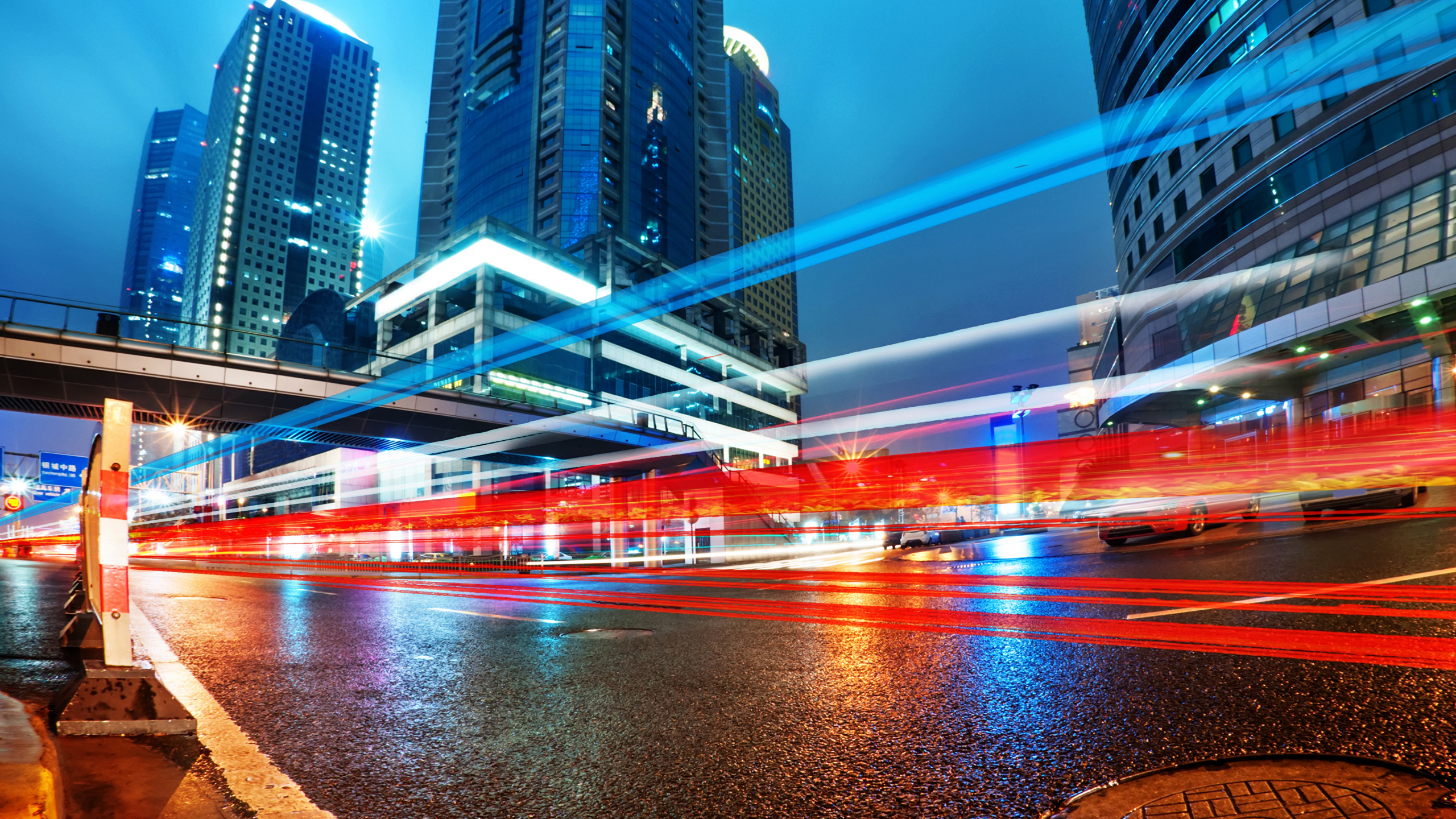 Обои городской пейзаж, городской район, город, метрополия, ориентир в разрешении 2560x1440