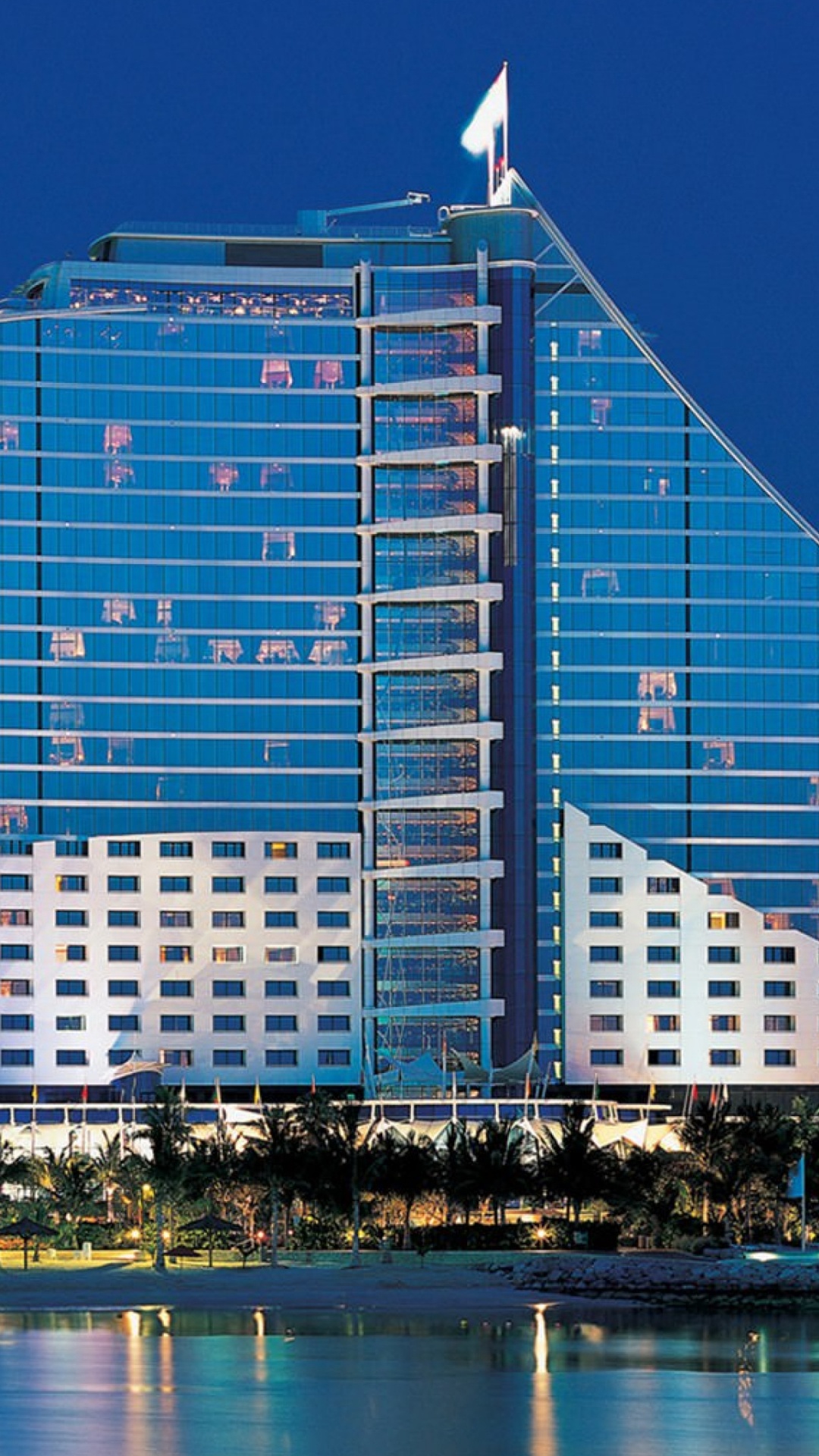 Обои Джумейра Бич отель, пляж Джумейра, Джумейра, прибежище, ориентир в разрешении 1080x1920