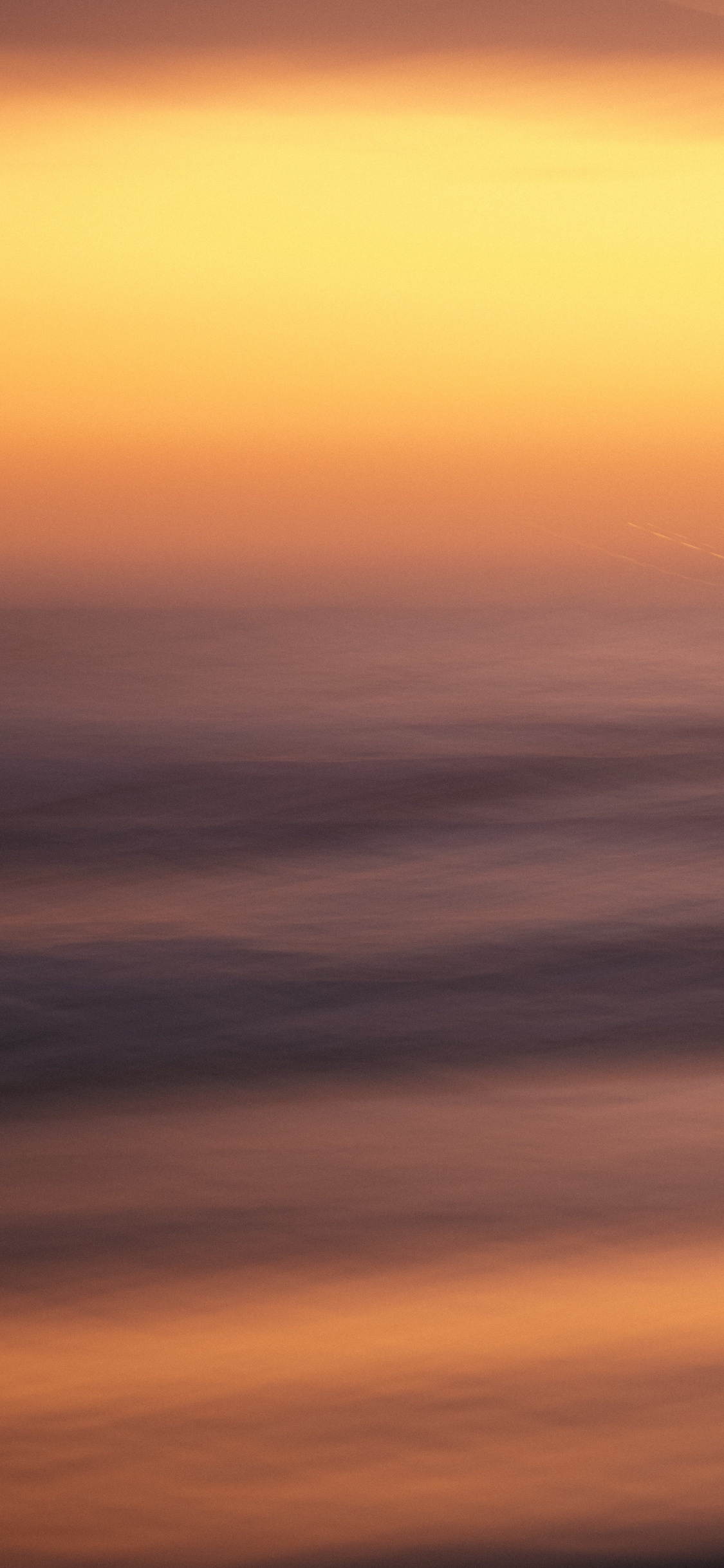 Обои горизонт, атмосфера, послесвечение, восход солнца, спокойный в разрешении 1125x2436