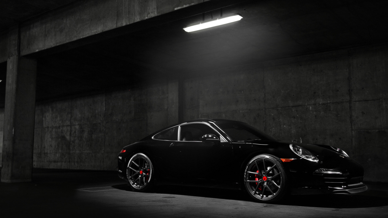 Обои Порше, авто, обод, колесо, спорткар в разрешении 1280x720