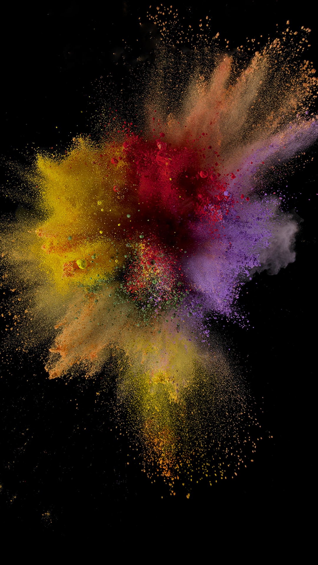 Обои iOS 9, iOS 10, ios, фрактальное искусство, темнота в разрешении 1080x1920