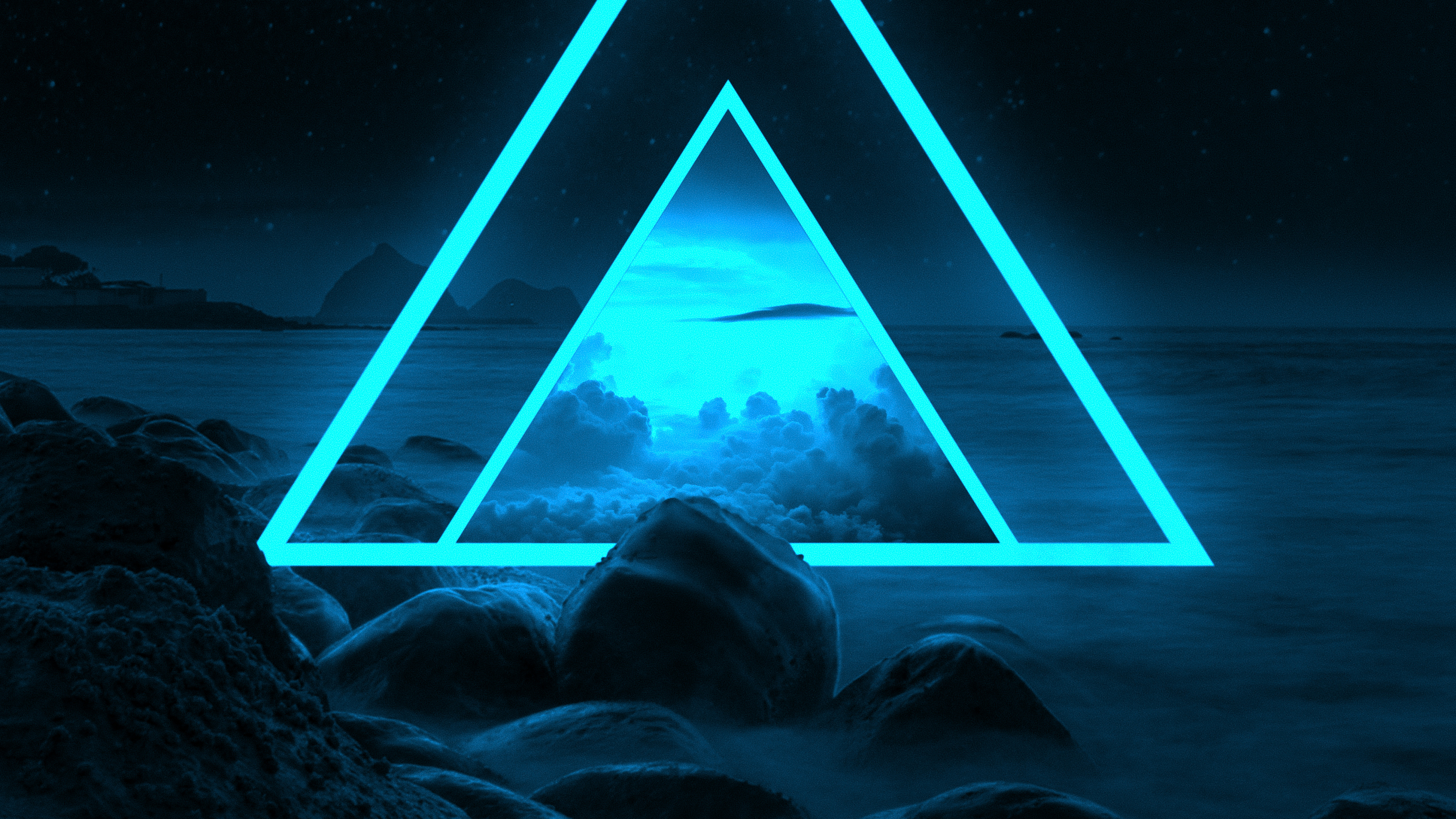 Обои ios, вода, природа, лазурный, мир в разрешении 3840x2160