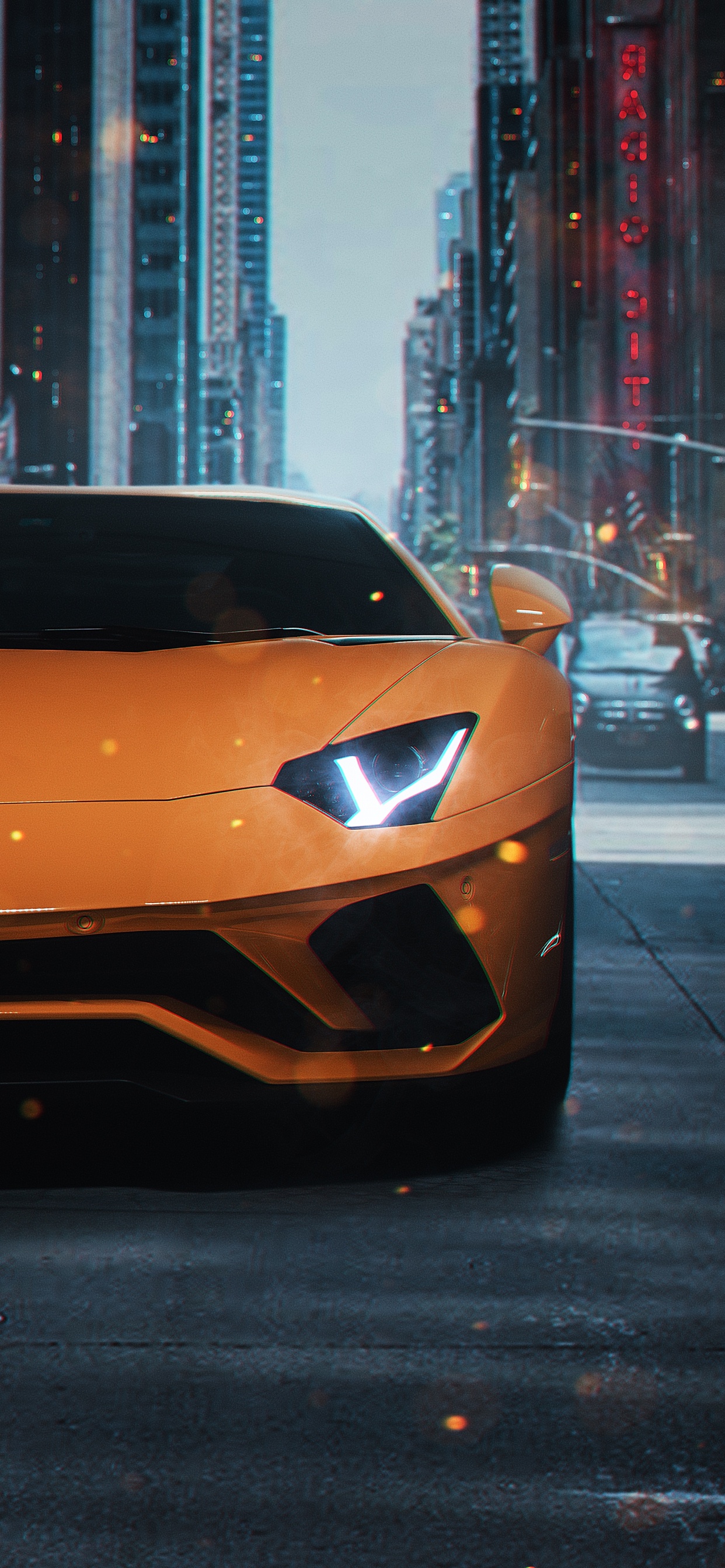 Обои легковые автомобили, спорткар, Ламборджини, суперкар, Ламборгини авентадор в разрешении 1242x2688