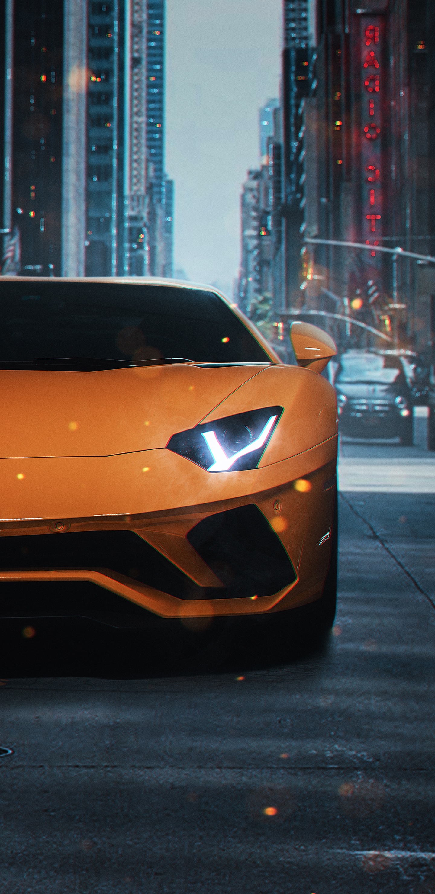 Обои легковые автомобили, спорткар, Ламборджини, суперкар, Ламборгини авентадор в разрешении 1440x2960