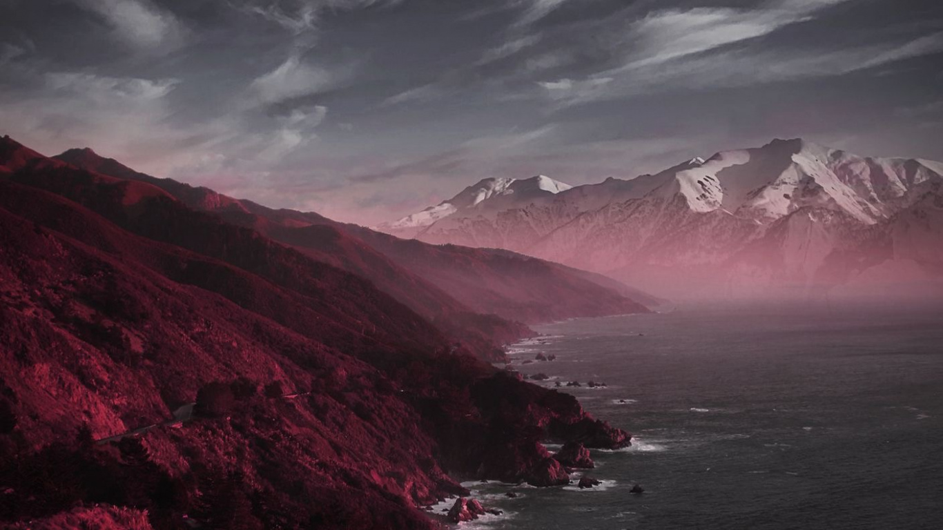 Обои ios, облако, вода, гидроресурсы, атмосфера в разрешении 1366x768