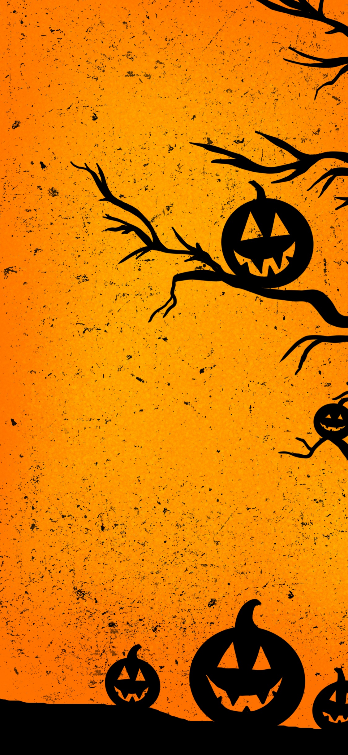 Обои Янтарь, Оранжевый цвет, желтый, арт, тепло в разрешении 1125x2436