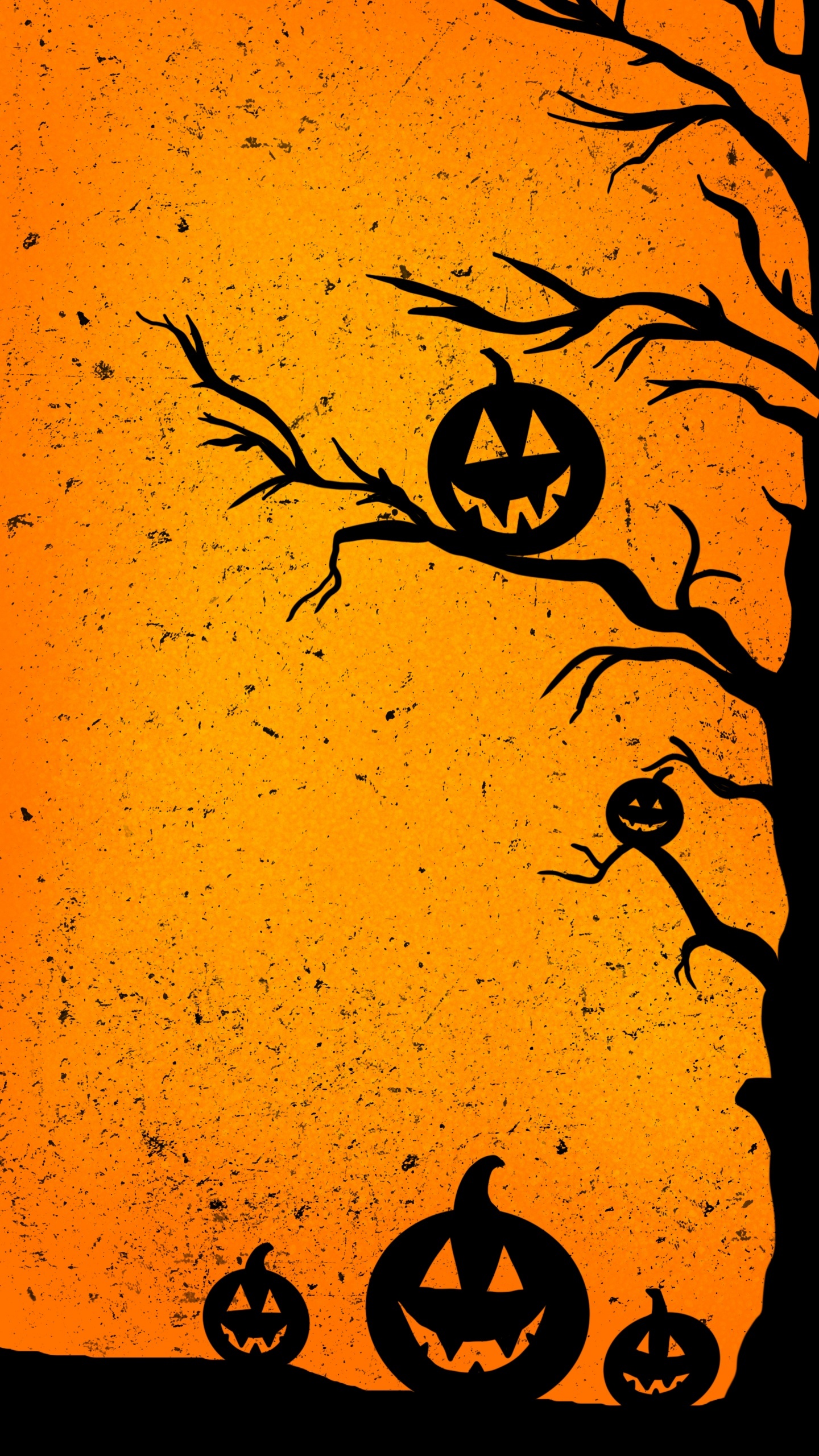 Обои Янтарь, Оранжевый цвет, желтый, арт, тепло в разрешении 1440x2560