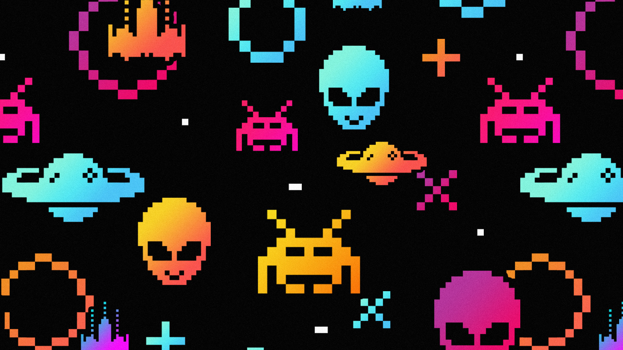 Обои узор, графический дизайн, свет, черный, рукав в разрешении 1280x720