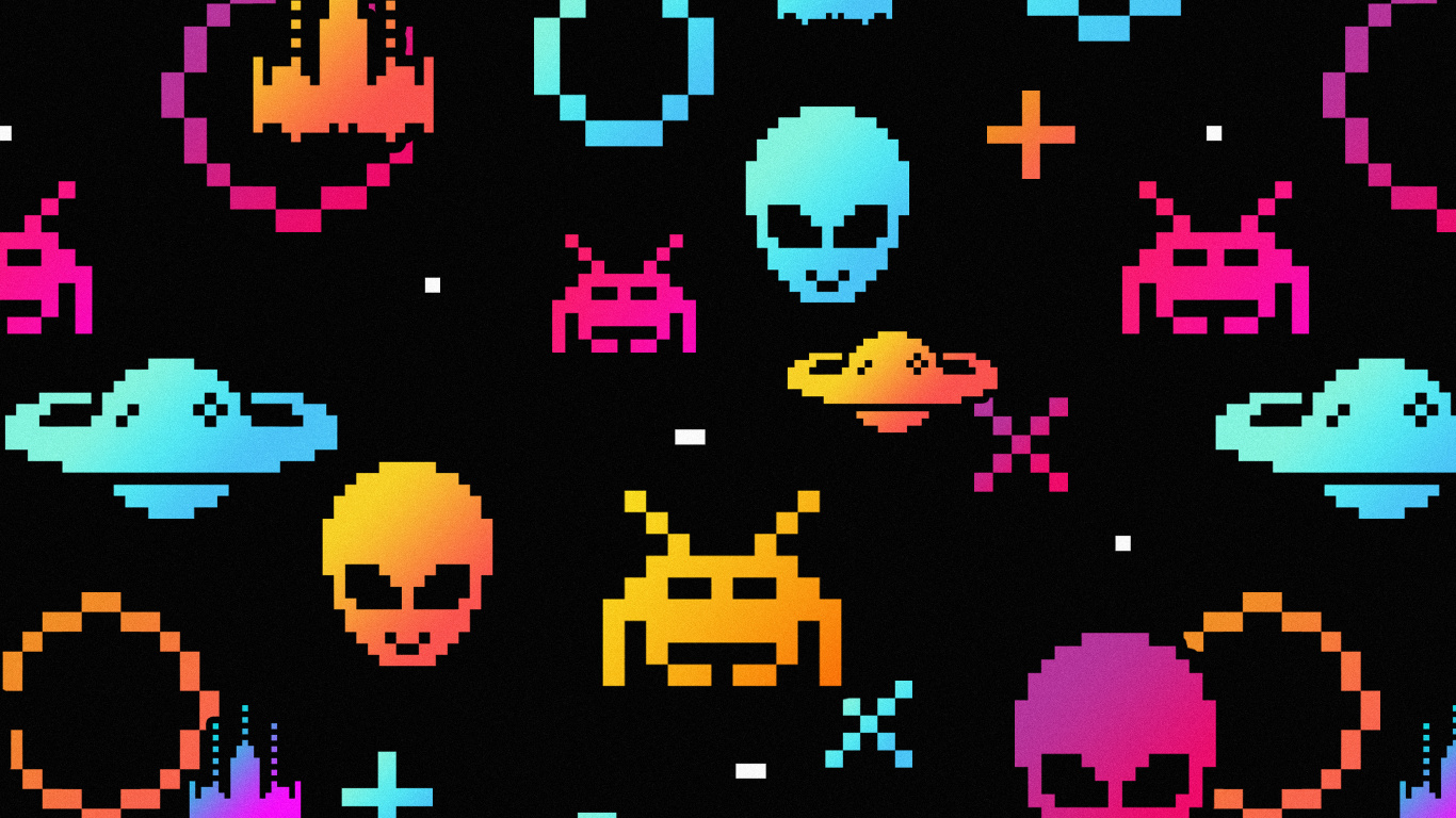 Обои узор, графический дизайн, свет, черный, рукав в разрешении 1366x768