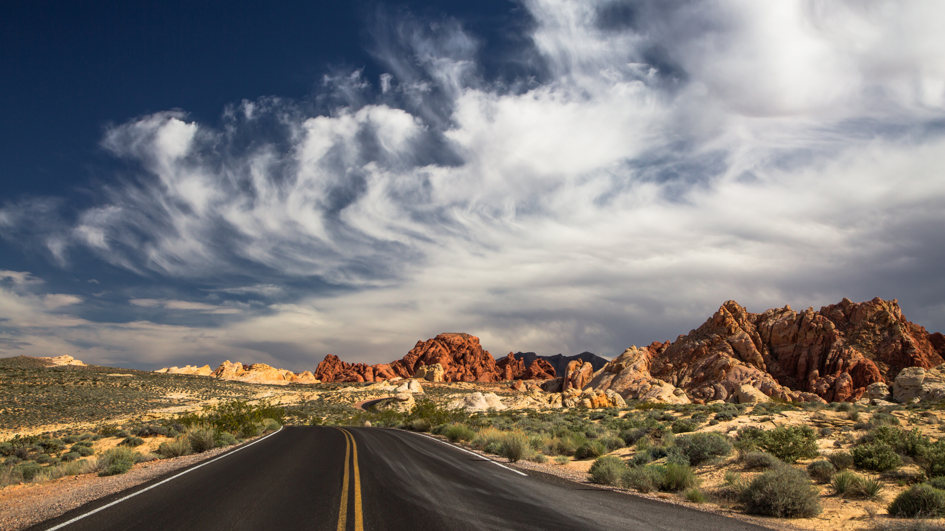 Обои долина огней лас вегас, Лас Вегас, Мохаве, йосемити, гора в разрешении 1920x1080