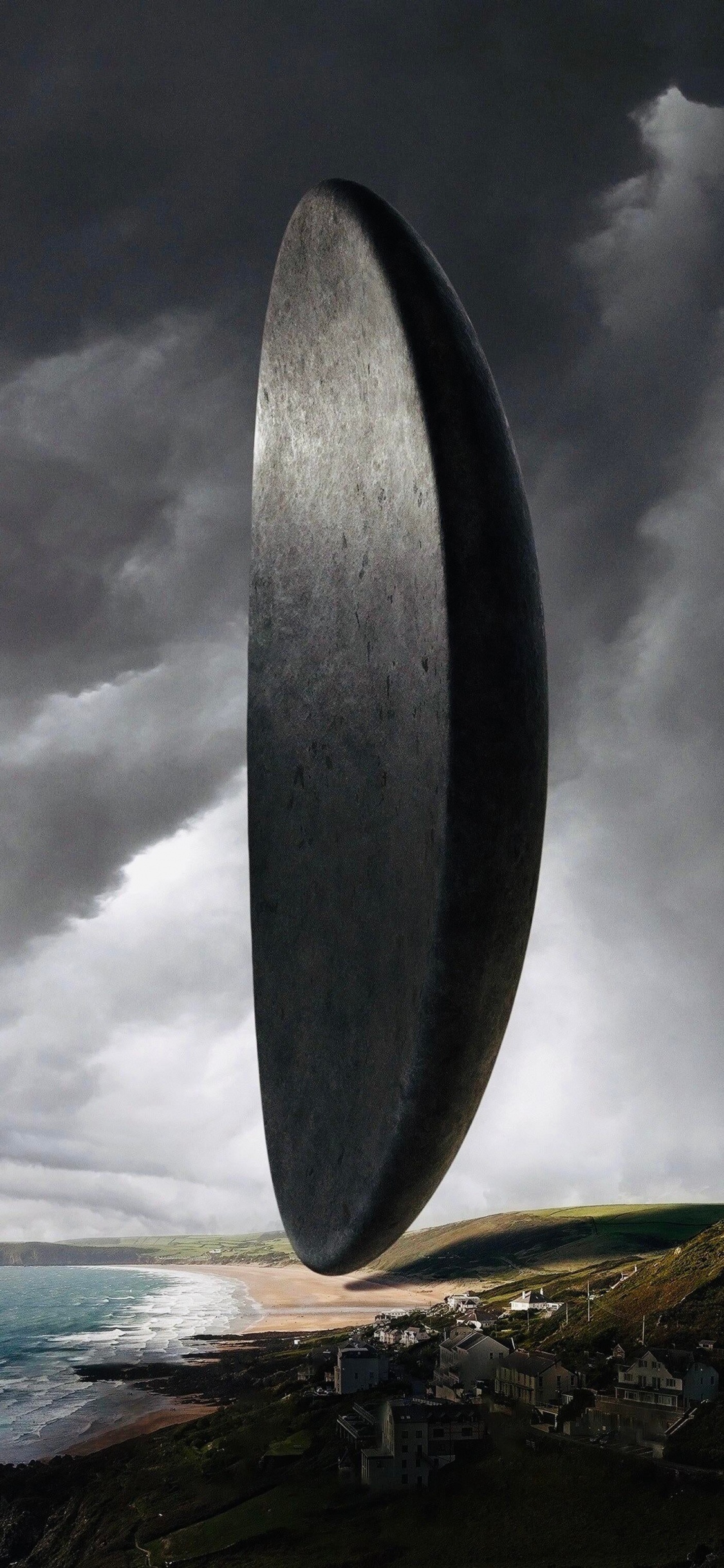 Обои вода, геометрия, облако, атмосфера, автомобильные шины в разрешении 1125x2436