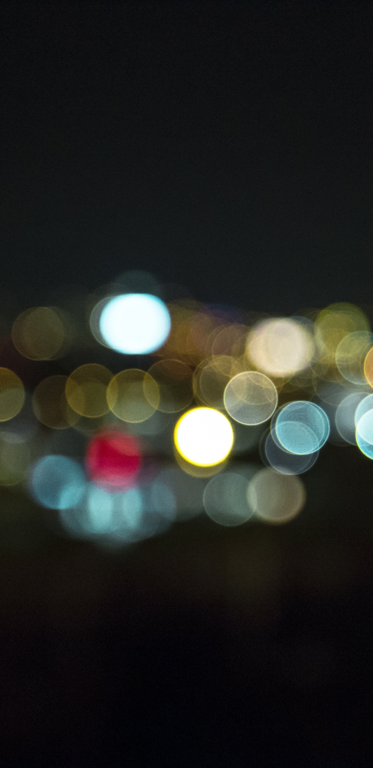 Обои боке, свет, освещение, ночь, темнота в разрешении 1440x2960