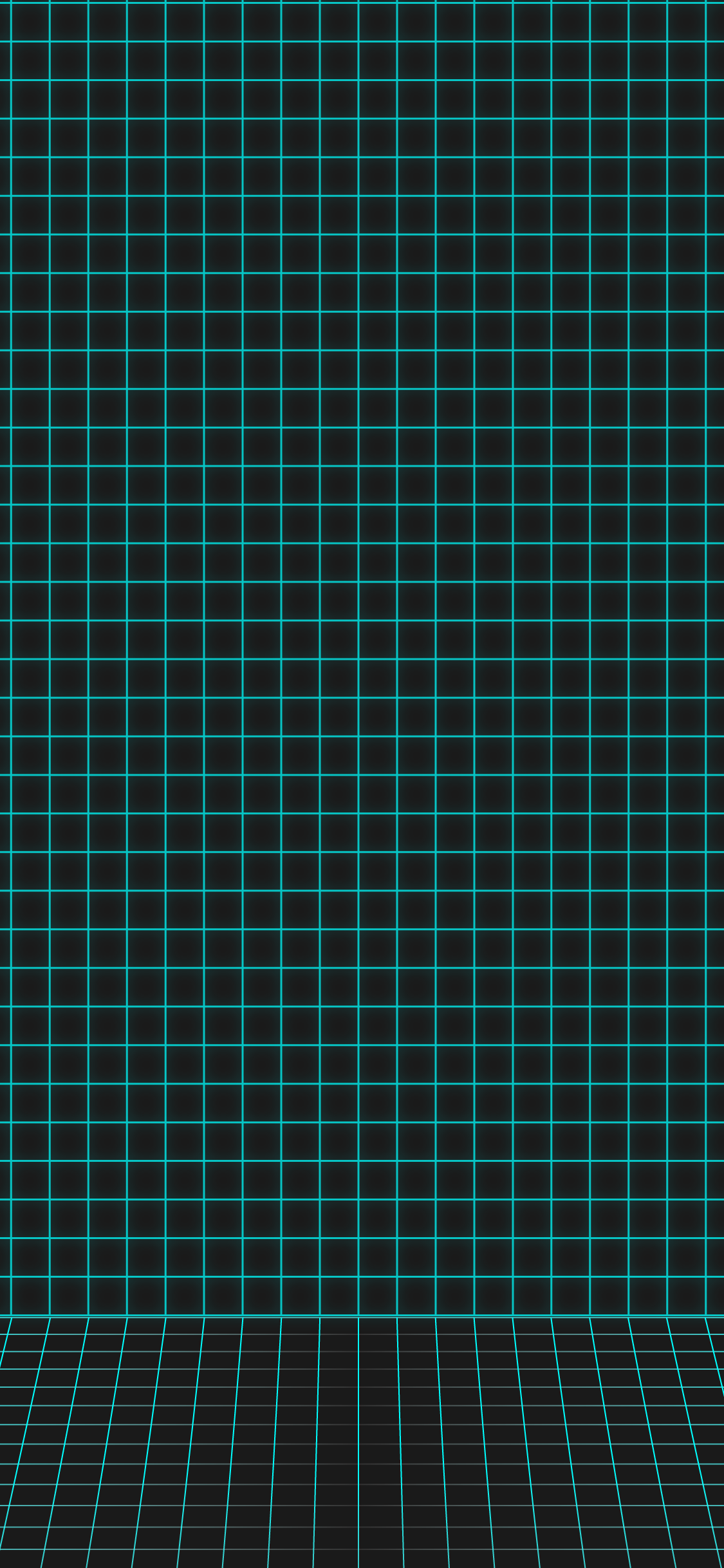 Обои неон, ноутбук, миллиметровка, красочность, зеленый в разрешении 1125x2436