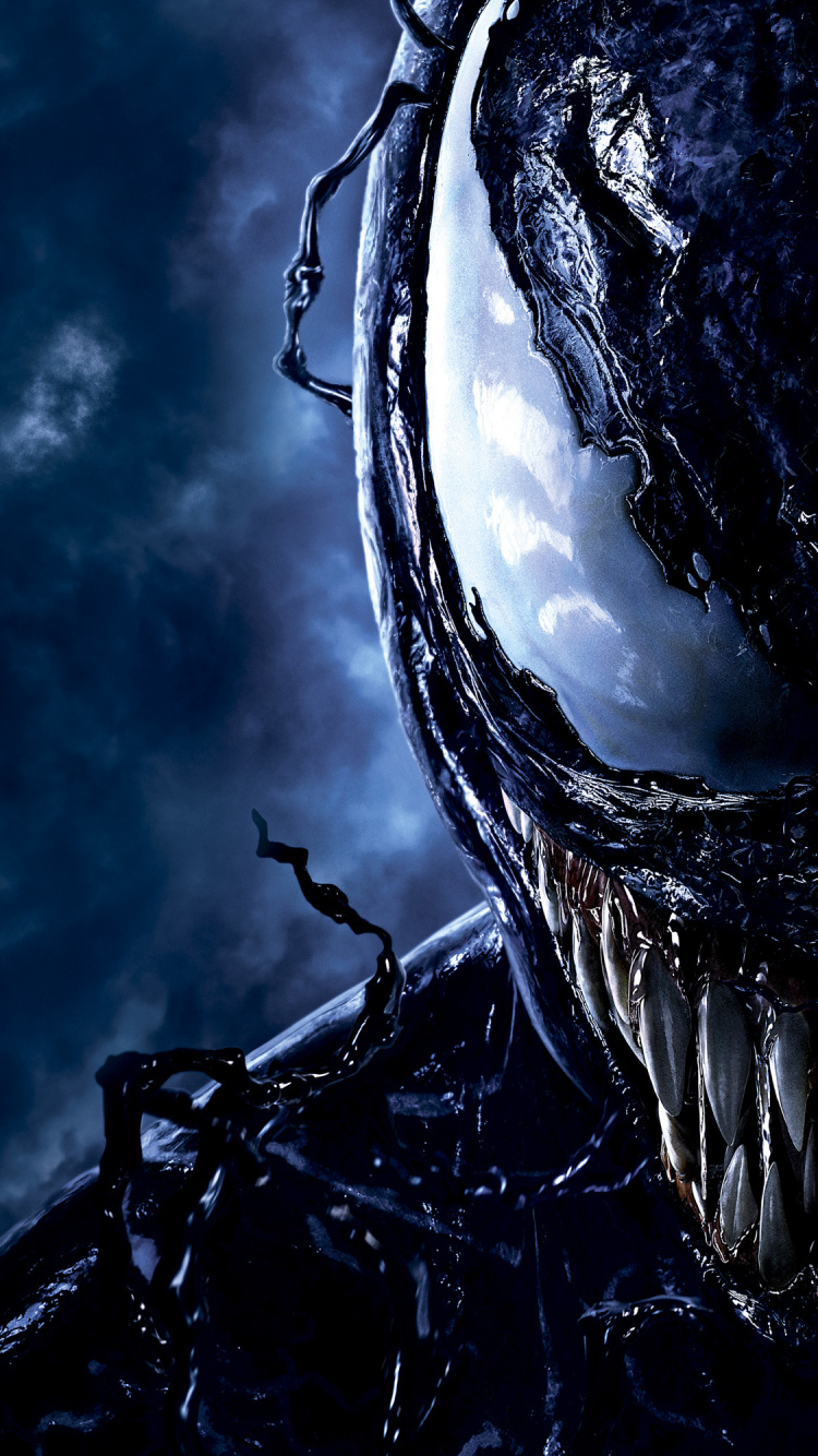 Обои веном, смартфон, андроид, облако, жидкий в разрешении 750x1334