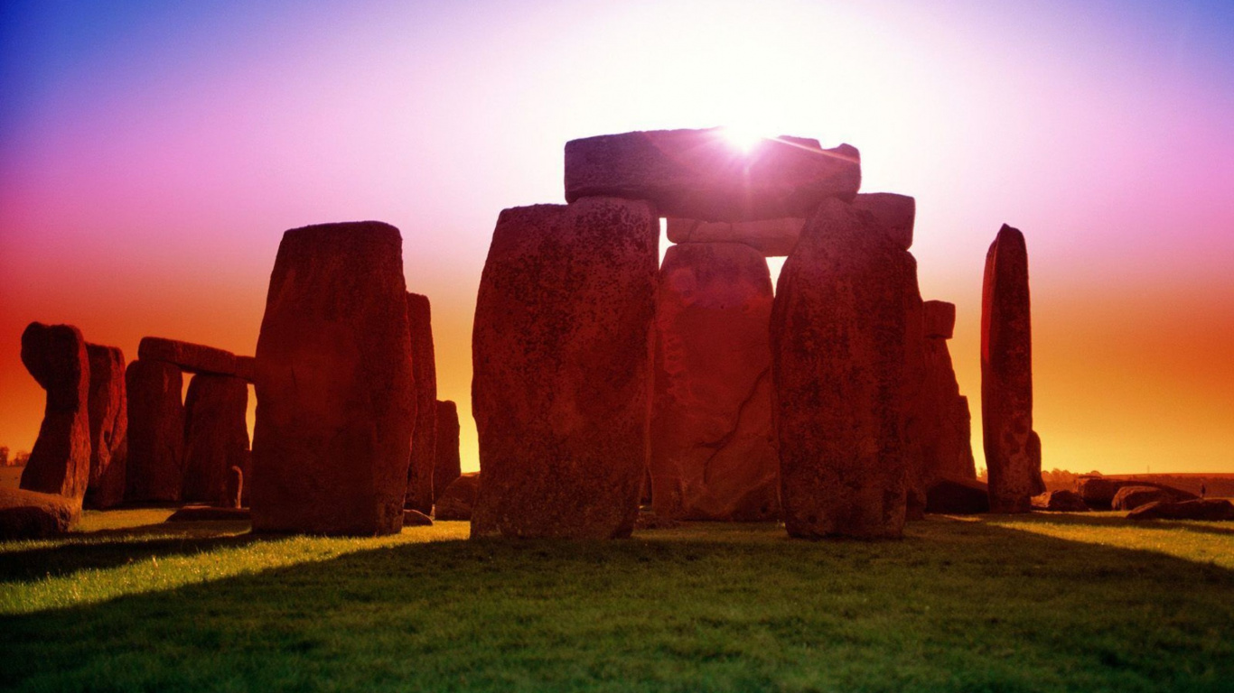 Обои ориентир, историческое место, пейзаж, небо, остров Пасхи в разрешении 1366x768