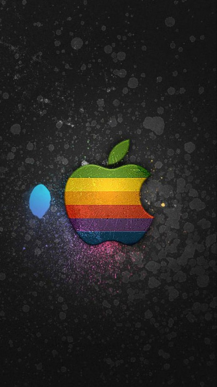 Обои графика, красочность, фрукты, растение, космос в разрешении 750x1334