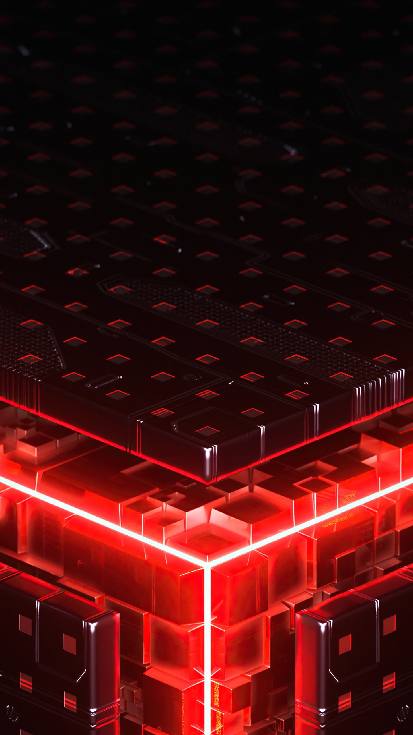 Обои свет, физика, наука, решетка, прямоугольник в разрешении 1440x2560