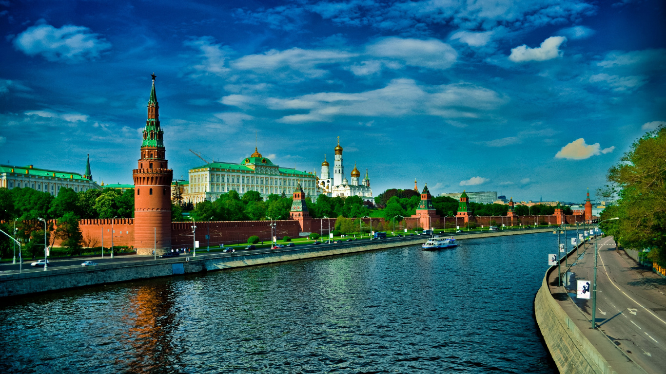 Обои вода, водный путь, ориентир, реки, синий в разрешении 1366x768