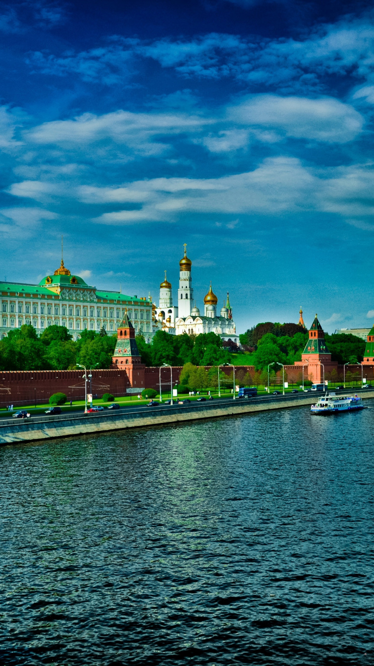 Обои вода, водный путь, ориентир, реки, синий в разрешении 750x1334