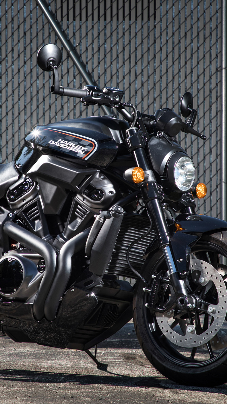 Обои боец Харли Дэвидсон стрит, стритфайтер, мотоцикл, Харлей-Дэвидсон Пан Америка, автомобильные шины в разрешении 750x1334