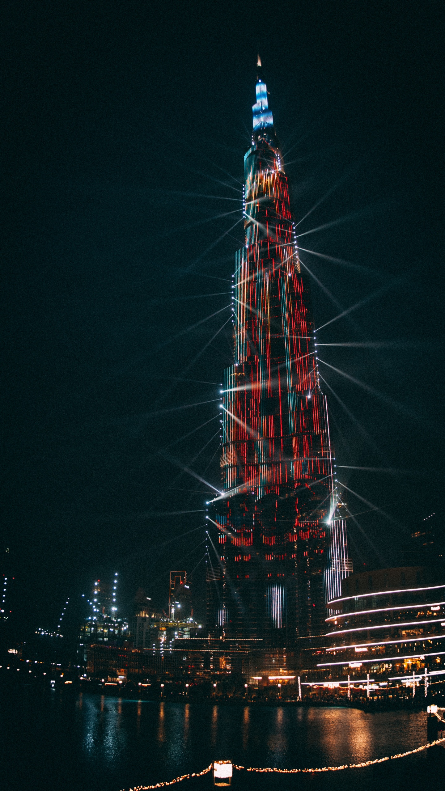 Обои Бурдж Халифа, Бурдж Аль араб, Лост Чемберс Аквариум, Метро Дубая, путешествие в разрешении 1440x2560