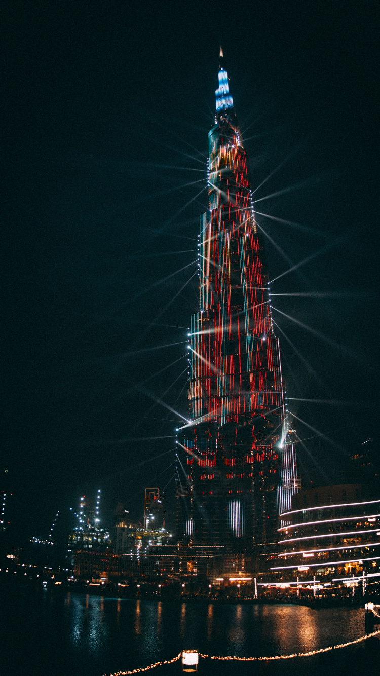 Обои Бурдж Халифа, Бурдж Аль араб, Лост Чемберс Аквариум, Метро Дубая, путешествие в разрешении 750x1334