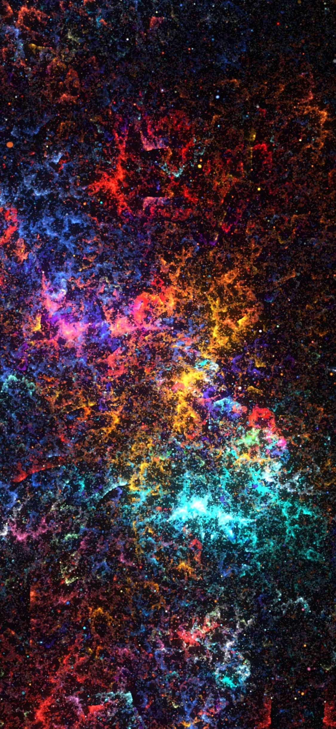 Обои темнота, Вселенная, Астрономия, синий, ночь в разрешении 1125x2436