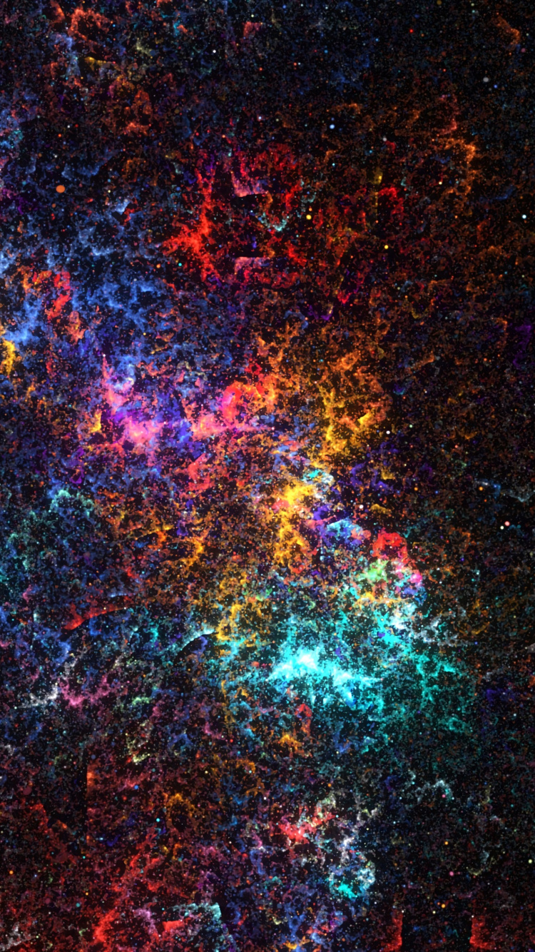 Обои темнота, Вселенная, Астрономия, синий, ночь в разрешении 750x1334