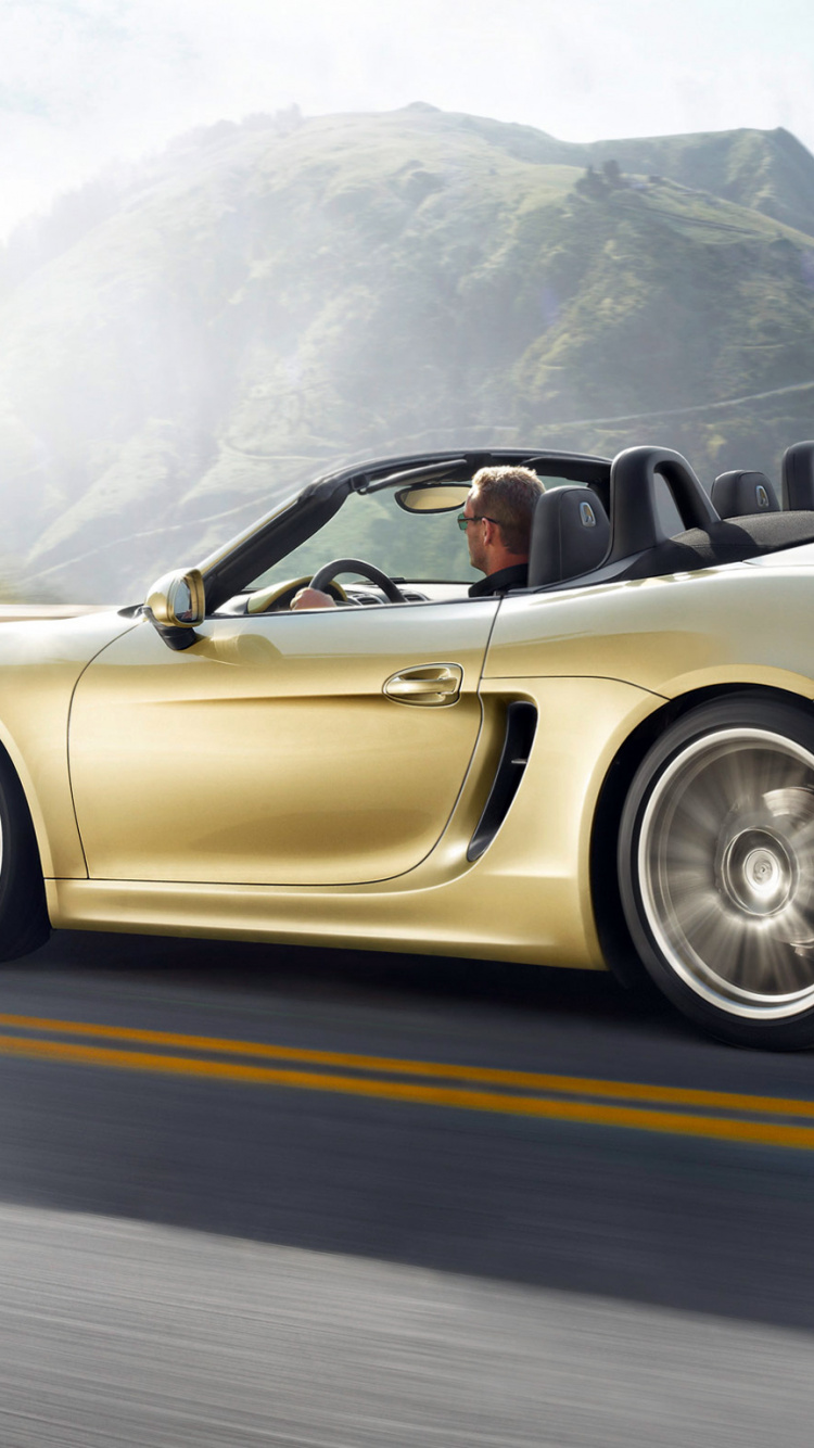 Обои Порше Boxster 2012, porsche boxster, Порше, спорткар, авто в разрешении 750x1334