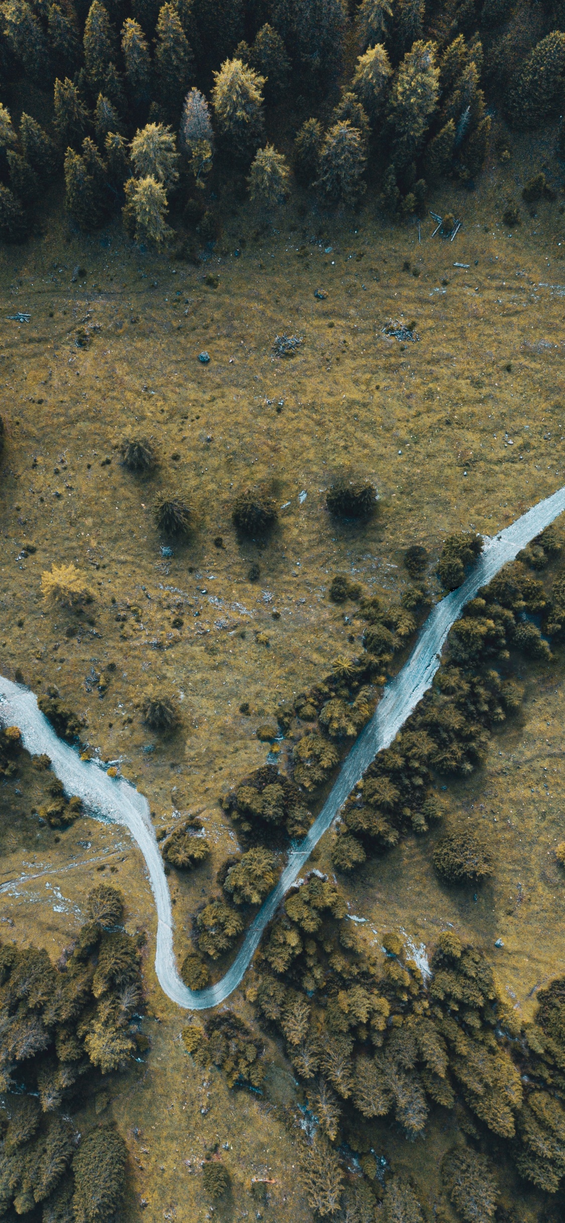 Обои с высоты птичьего полета, почва, вулканическое поле, Земля сверху, земля в разрешении 1125x2436