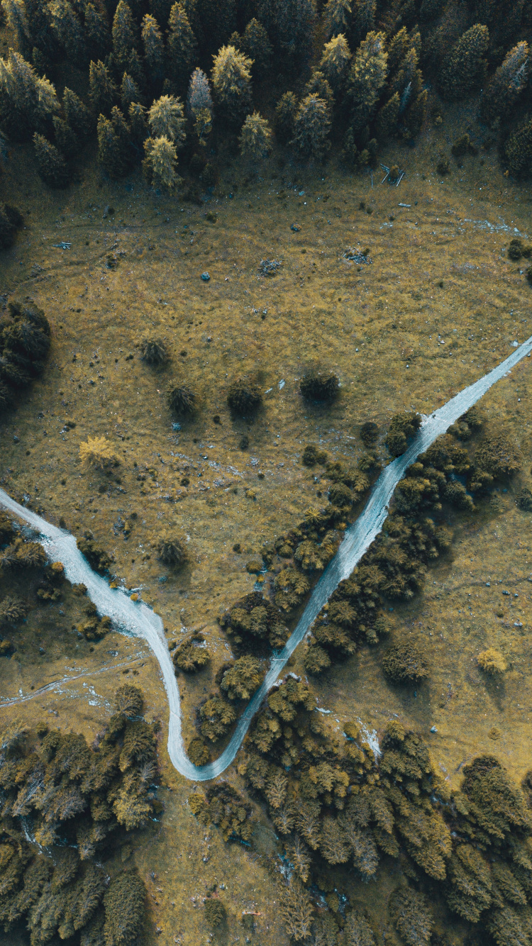 Обои с высоты птичьего полета, почва, вулканическое поле, Земля сверху, земля в разрешении 750x1334