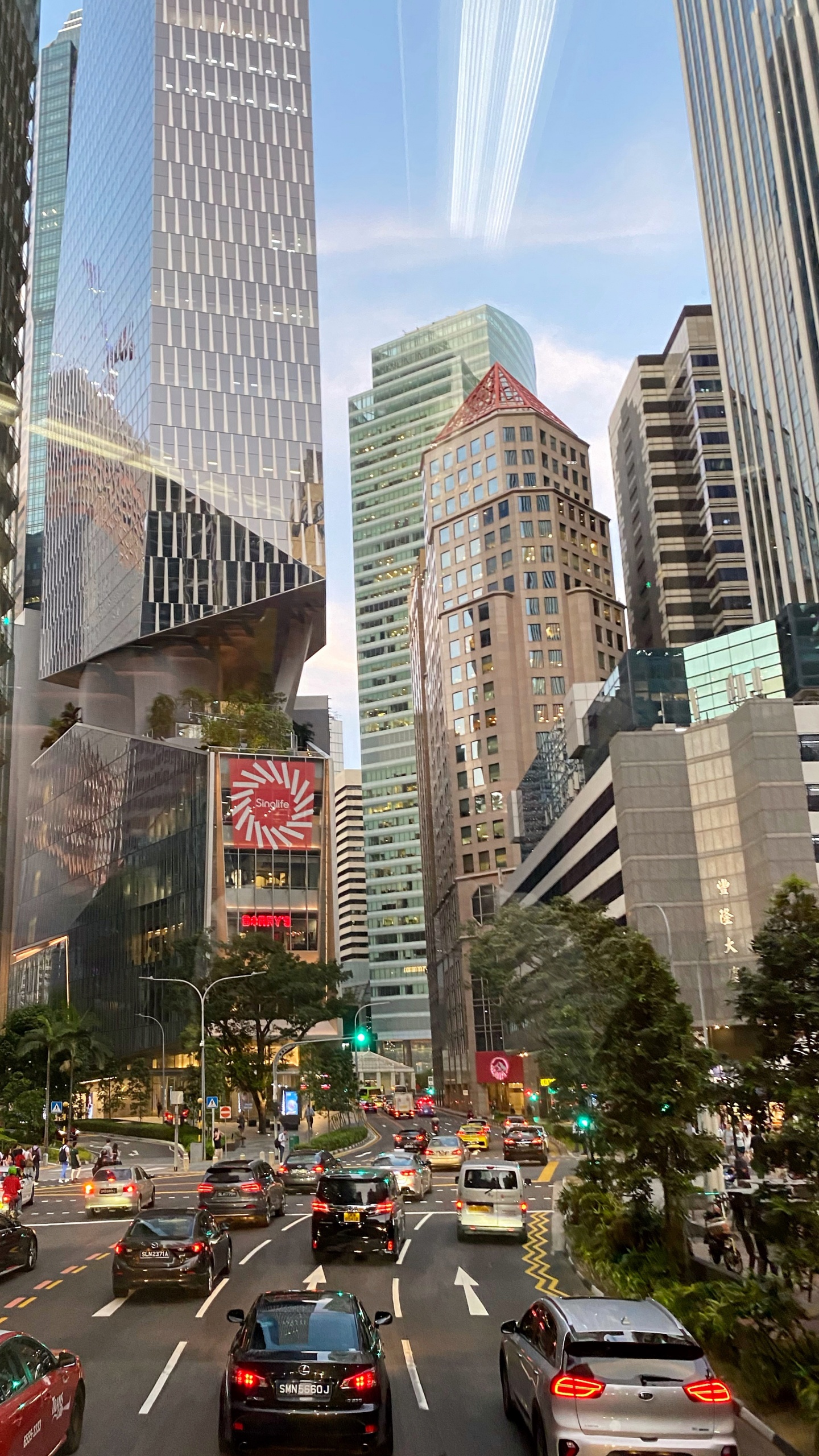 Обои Сингапур, башня, метрополия, городской район, небоскреб в разрешении 1440x2560