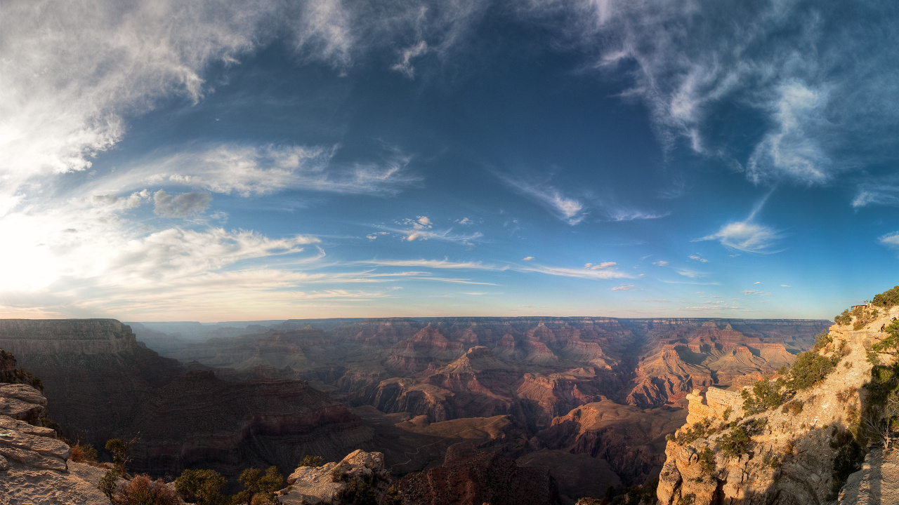 Обои национальный парк Гранд каньон, большой каньон, Большой Каньон Йеллоустоун, национальный парк, национальный парк Гранд титон в разрешении 1280x720