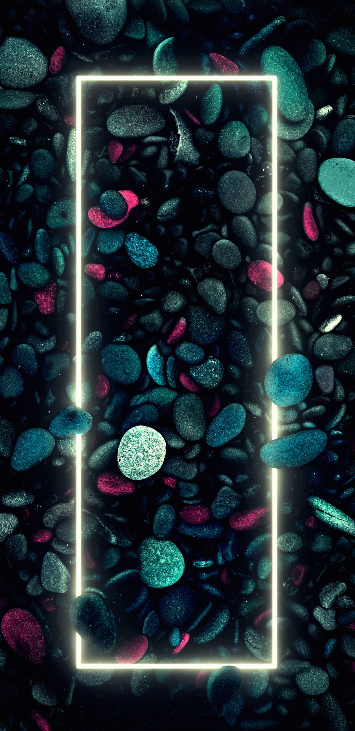 Обои фрактальное искусство, зеленый, ткань, Аква, материальное свойство в разрешении 1440x2960