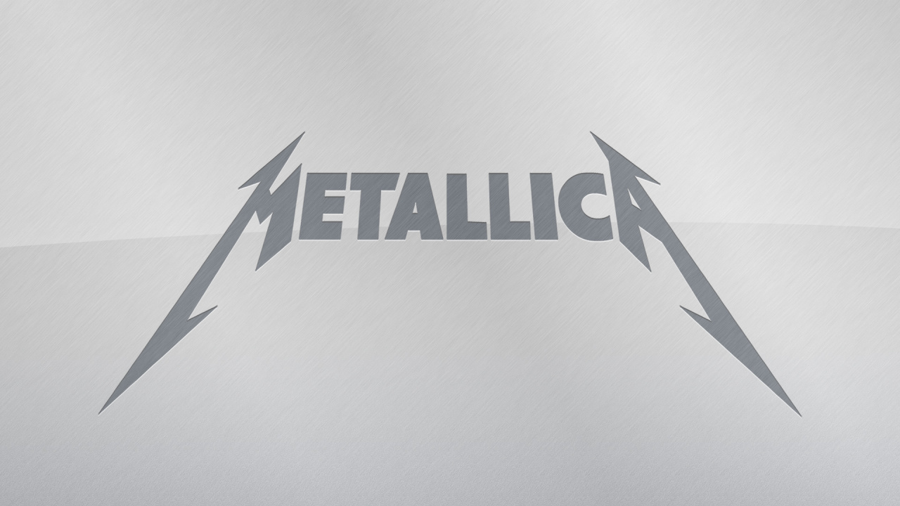 Обои Metallica, лого, графика, марка, треугольник в разрешении 1280x720